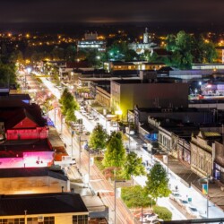 An aspect of Hamilton City, New Zealand photographed from the top of the Riverview Apartments building on Thursday 26 March 2015. Photo: Mike Walen / KeyImagery Photography